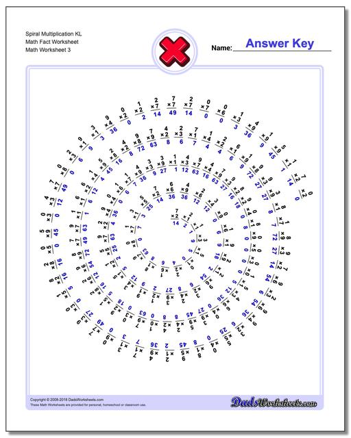 spiral-multiplication-facts