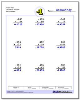 Negative Numbers