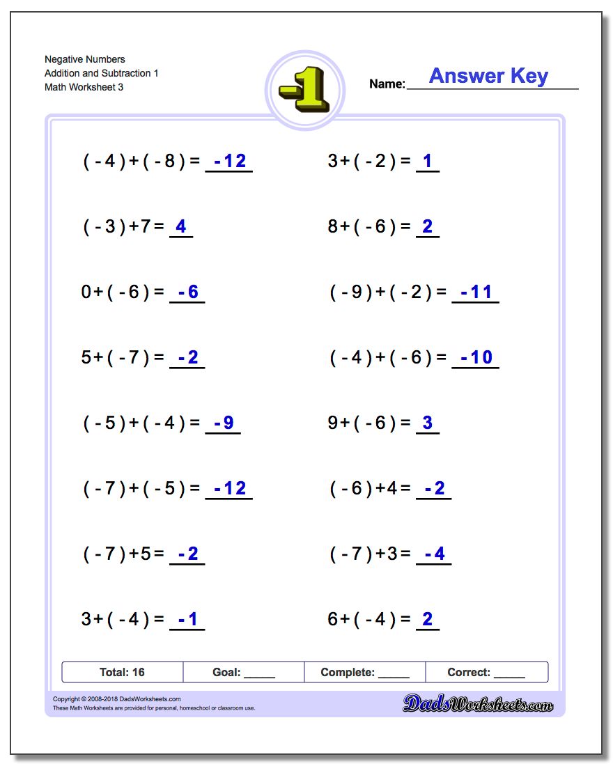 adding-and-subtracting-negative-numbers-worksheets