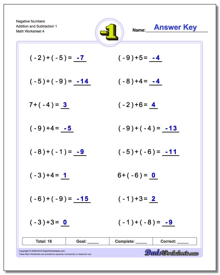 adding-and-subtracting-negative-numbers-worksheets