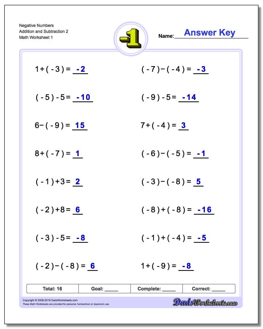 adding-and-subtracting-negative-numbers-worksheets