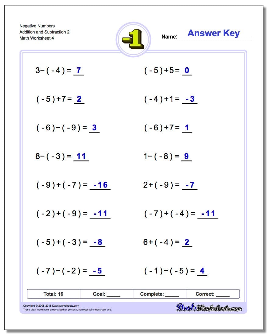 adding-and-subtracting-negative-numbers-worksheets