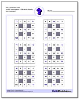 Number Grid Puzzles