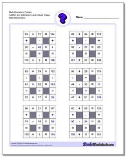 Number Grid Puzzles