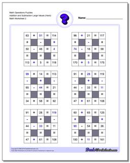 Number Grid Puzzles