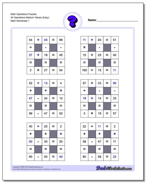 number grid puzzles