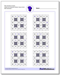 Number Grid Puzzles