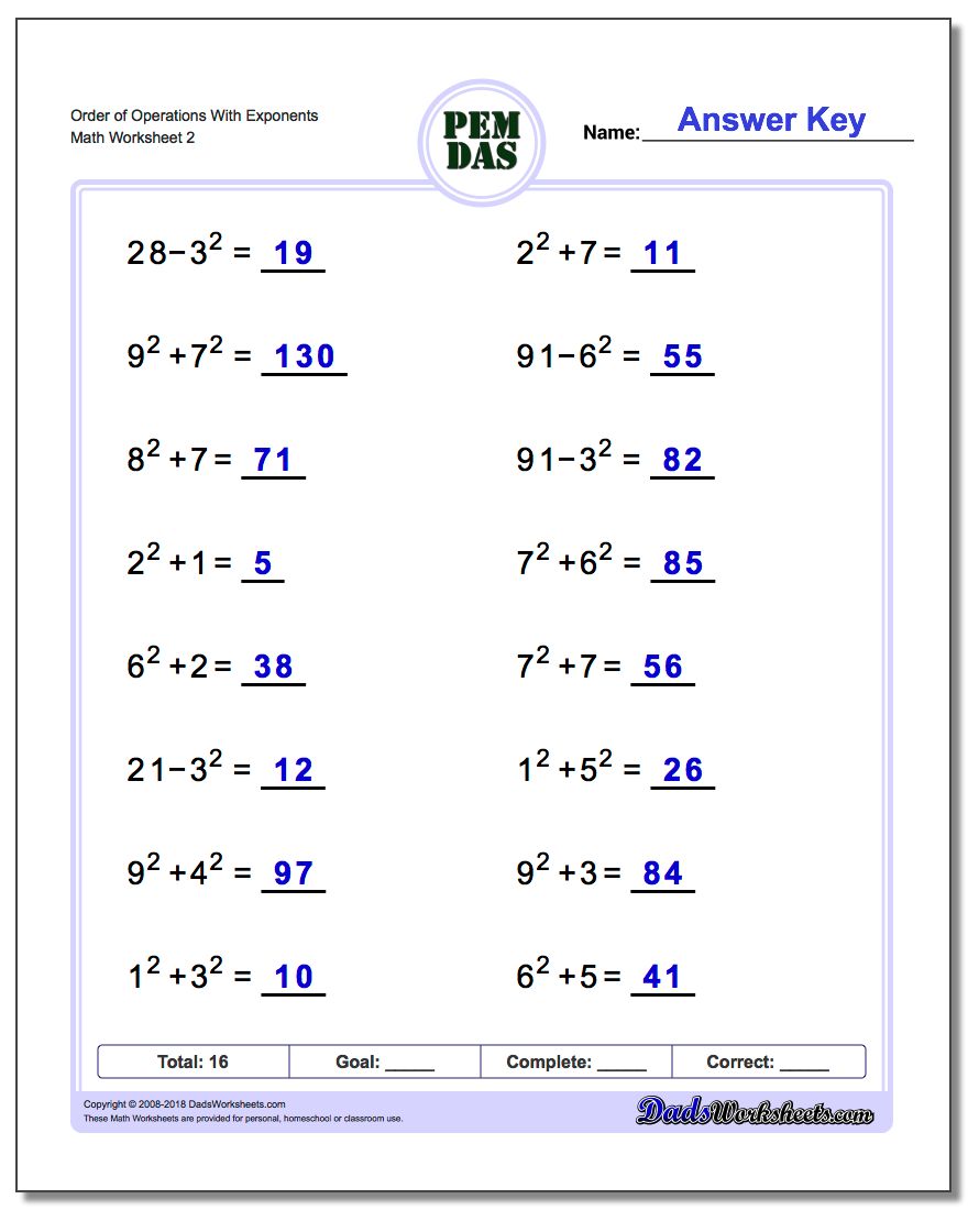 Order Of Operations Coloring Worksheets / Pin by Calendar on Worksheets
