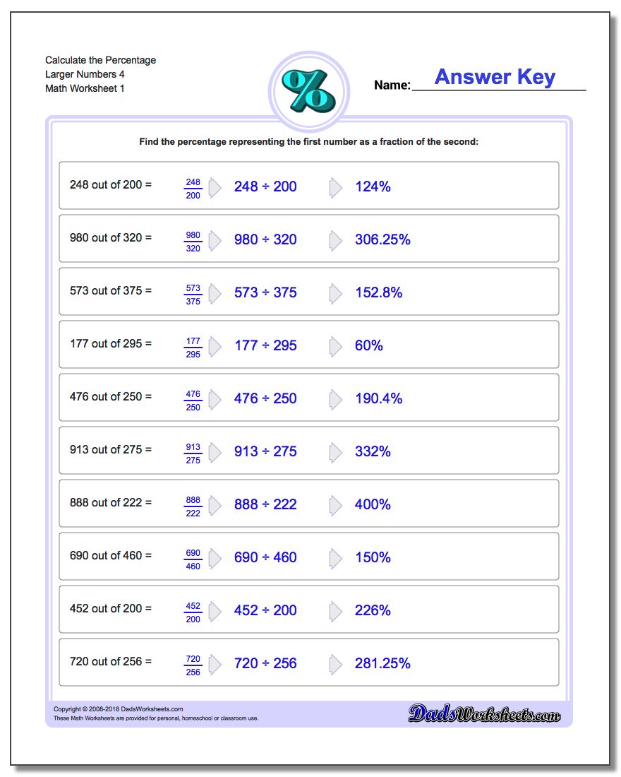Worksheet Finding Percent Of A Number Worksheet Worksheet Fun