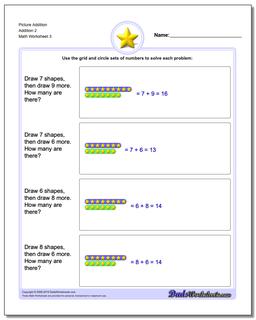 Picture Math Addition