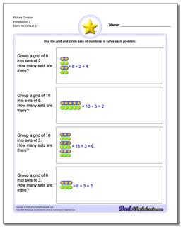Picture Division Worksheet Introduction 2 /worksheets/picture-math-division.html