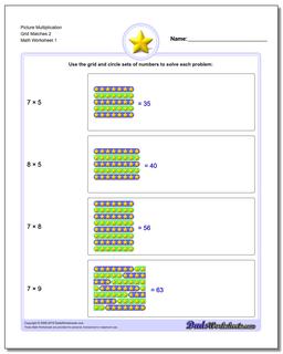 Picture Math Multiplication