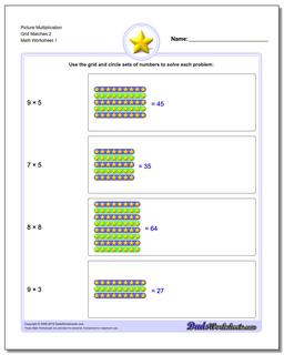 Picture Math Multiplication