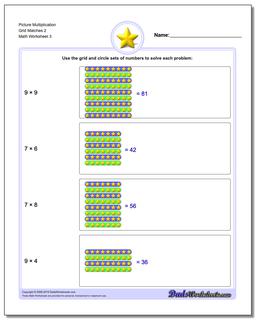 Picture Math Multiplication