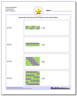 Picture Math Multiplication