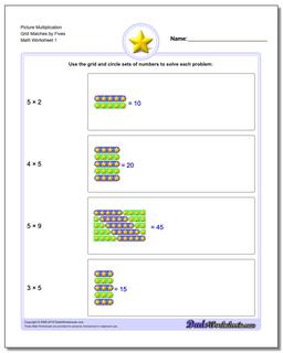 Picture Math Multiplication