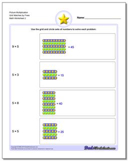 Picture Math Multiplication