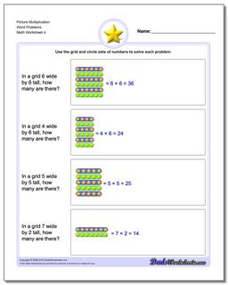 Picture Math Multiplication