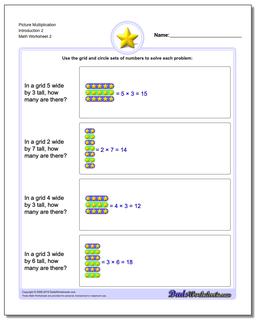 Picture Math Multiplication