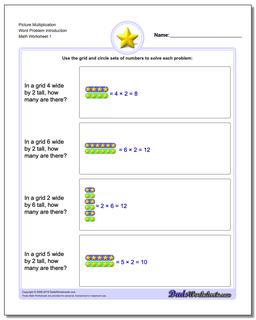 Picture Math Multiplication