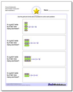 Picture Math Multiplication