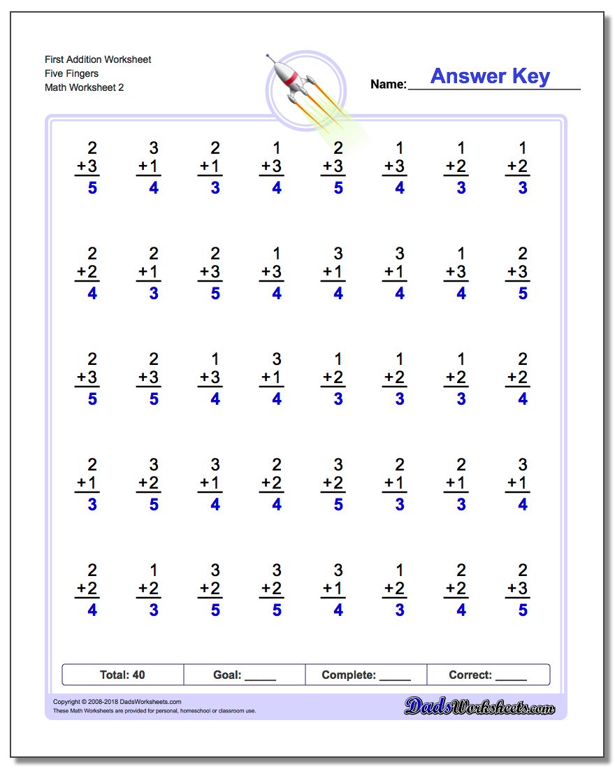 Preschool and Kindergarten Math