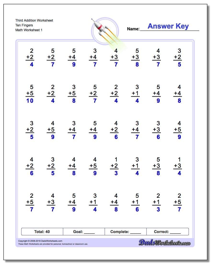 Preschool and Kindergarten Math