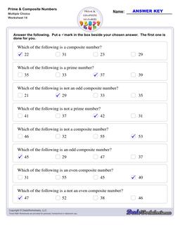 Prime and Composite Numbers