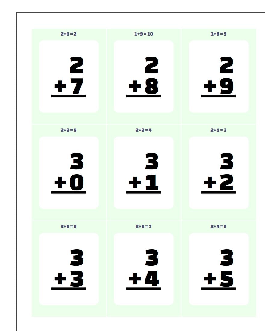 Addition Flash Cards addition-flash-cards