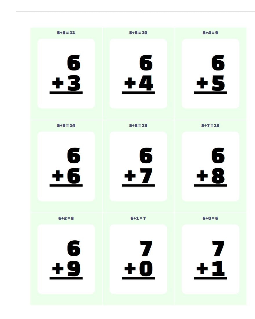 Addition Flash Cards addition-flash-cards