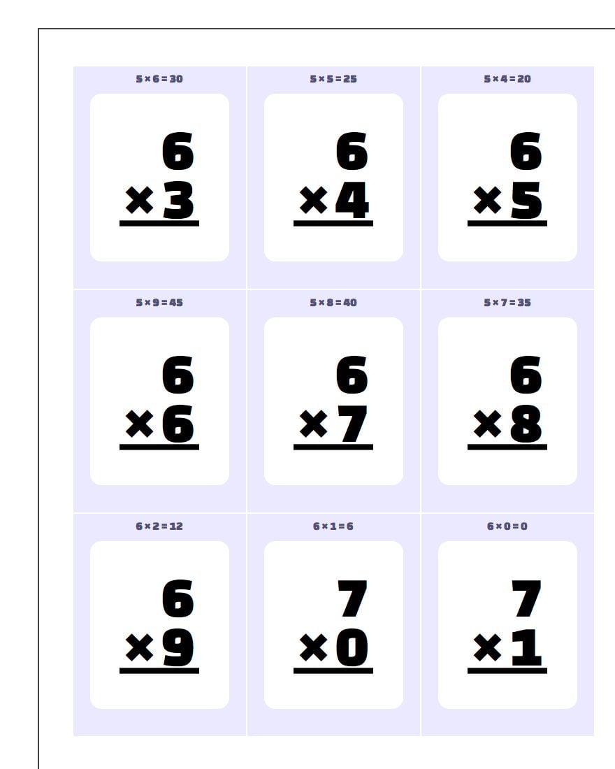 multiplication-flash-cards