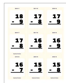 Subtraction Worksheet Flashcards 2 /worksheets/printable-flash-cards.html