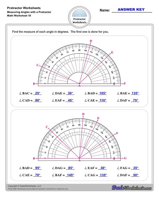 Measuring Angles - Math Steps, Examples & Questions