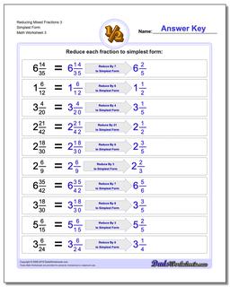 Reducing Fractions