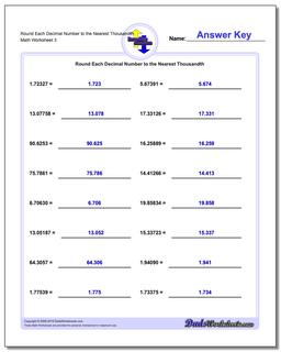 Thousandth Of An Inch Chart