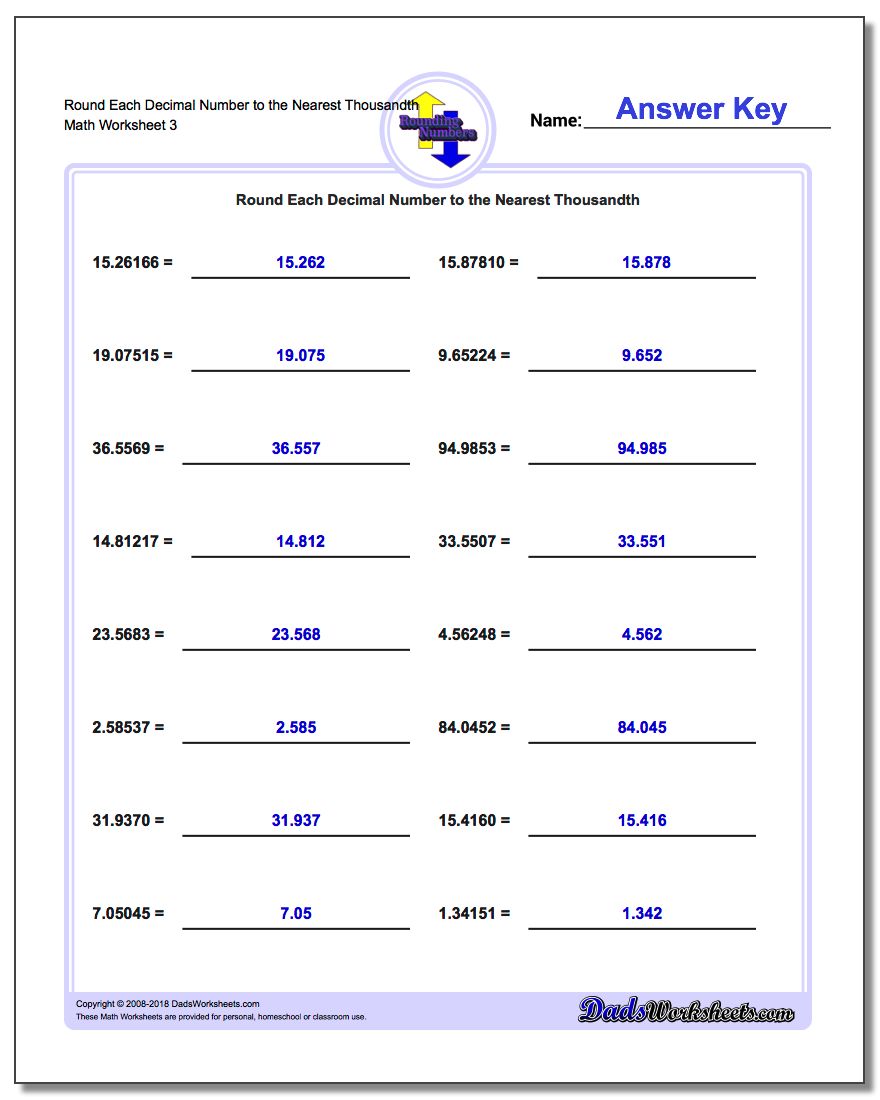 Complex Rounding With Decimals