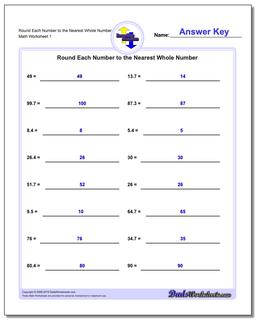 Rounding Numbers