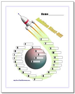 Spaceship Math Check-Off