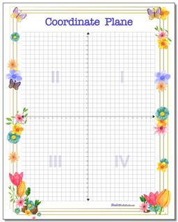 Spring Math Printables Worksheet