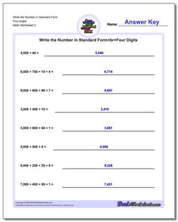 Write the Number in Standard Form Worksheet Four Digits /worksheets/standard-expanded-and-word-form.html