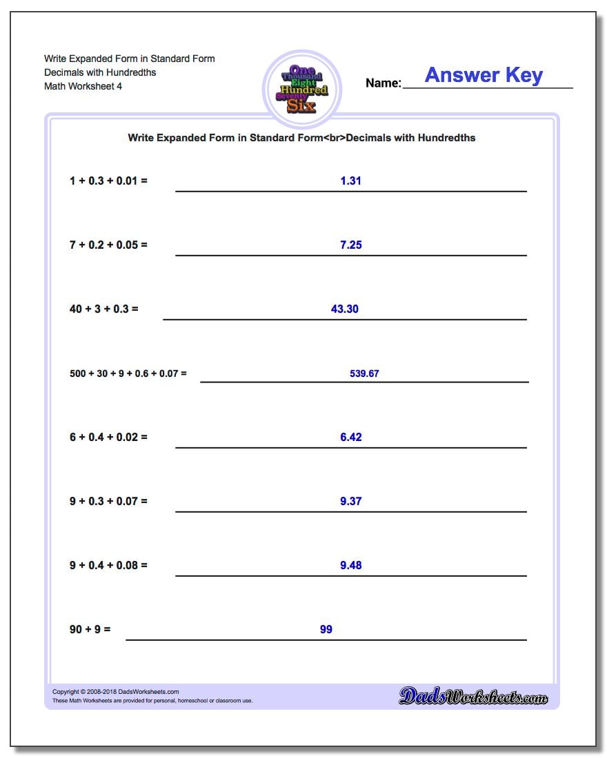 standard form 25
Write Expanded Form Numbers in Standard Form standard form 25
Write Expanded Form Numbers in Standard Form
