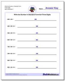 Write the Number in Standard Form Worksheet Three Digits /worksheets/standard-expanded-and-word-form.html