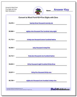 Convert to Word Form Worksheet Five Digits with Zero /worksheets/standard-expanded-and-word-form.html