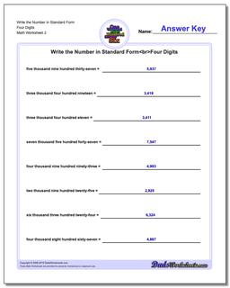 Write the Number in Standard Form Worksheet Four Digits /worksheets/standard-expanded-and-word-form.html