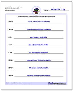 Write the Number in Word Form Worksheet Decimals with Hundredths /worksheets/standard-expanded-and-word-form.html