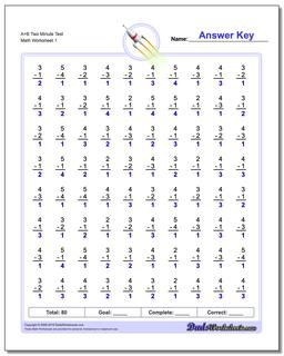 Subtraction Worksheets