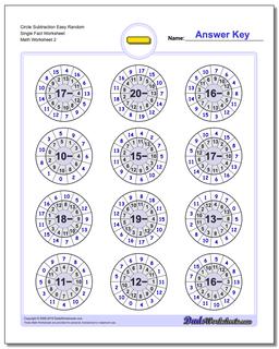 Subtraction Worksheets