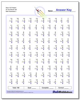 Subtraction Worksheets