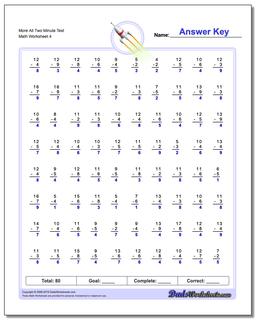 Subtraction Worksheets