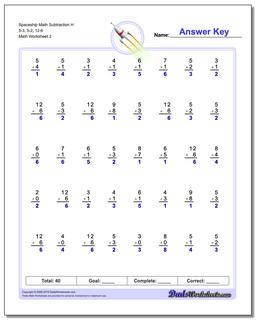 Subtraction Worksheets